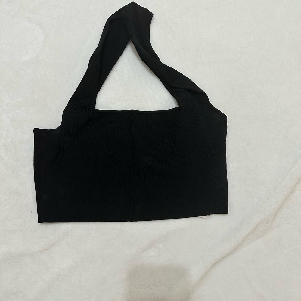 Zara Black Crop Top